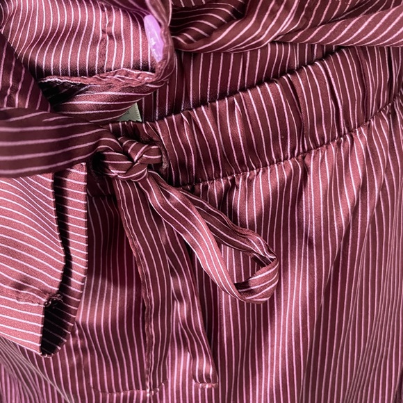 Victoria Secret, Purple, ribbon tripe,2pc set Medium pajamas, intimate women’s - Picture 4 of 7